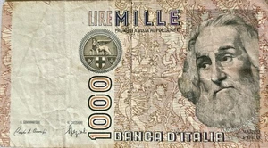 1000 Lire Schein 1982 - Picture 1 of 2