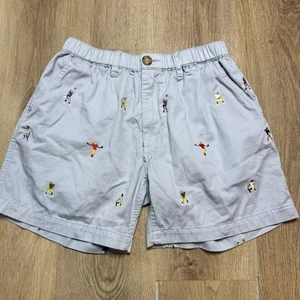 Chubbies Pantalones Cortos Para Hombre Jugadores de Fútbol Bordados Azul Algodón Chino Talla M 5.5” Pulgadas - Imagen 1 de 9