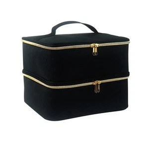 Nail Polish Carrying Case, Double-Layer Nail Polish Storage Bag- Fits Nail Dr... - Picture 1 of 7