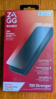 Zagg XTR3 Protect Tempered Glass Screen Protector Google Pixel 9 Pro XL SEALED - Image 1 of 4