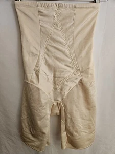 Cupid High Waist Beige Shapewear Shorts Size Large Firm Control Body Shaper 5369 - Picture 1 of 6