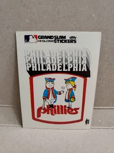 Pegatina con el logotipo del equipo Fleer Philadelphia Phillies 1978 Grand Slam Hi-Gloss - Imagen 1 de 4