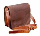 Genuine Suntanned Leather Laptop Mesenger Shoulder Briefcase Satchel Vintage Bag