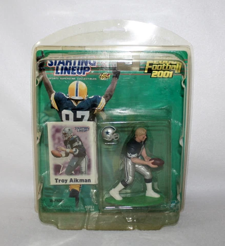 Troy Aikman Dallas Cowboys #8 NFL Starting Lineup 2000 - 2001 Football Superstar Cover