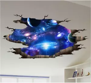 Wandaufkleber Deckenuniversum Galaxie Planet Wandtattoo Kunst Aufkleber Wohnkultur - Bild 1 von 4