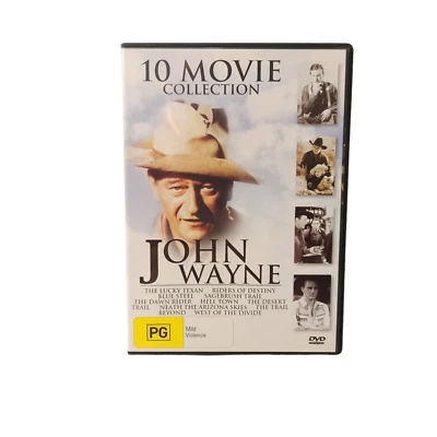 John Wayne DVD (10) Movie Collection Action Western Drama Romance Country - Image 1 of 4