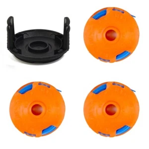 3 ALM WX100 Strimmer Trimmer Spool & Line & Cover Cap for Worx WG173E WG173E.X - Picture 1 of 3