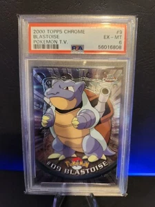 Pokemon Blastoise Topps Chrome 2000 PSA 6 - Picture 1 of 3