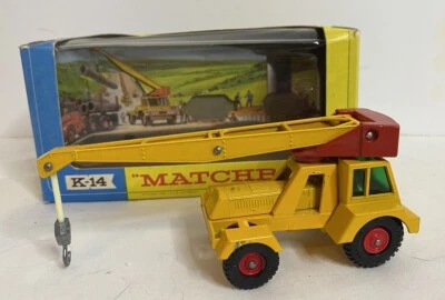 Matchbox King Size Jumbo Crane # K-14 With Box Truck Near Mint - Image 1 of 4