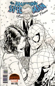 AMAZING SPIDER-MAN Renew your vows #5 Joe Quesada SKETCH Cover 1:200 - Imagen 1 de 1