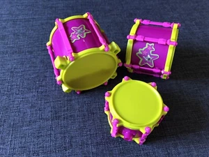 Mattel 1986 Barbie and The Rockers Drums Three Pieces Additional Replacements - Picture 1 of 6