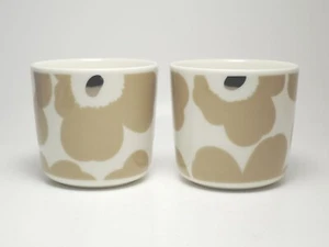 【NEW】2pcs. marimekko Oiva Unikko latte mug coffee cup 咖啡杯马克杯罂粟花朵杯 - Picture 1 of 3