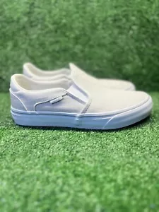 Scarpe da skate Vans da donna Asher Deluxe Comfort 721356 in tela beige taglia 8 - Foto 1 di 11