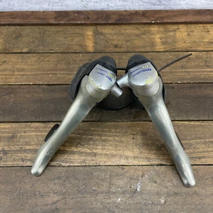 Vintage Shimano 105 Shifter ST-5500 Double Shift Lever Set 2x9 STI 9 Speed 9s A6 - Picture 1 of 16