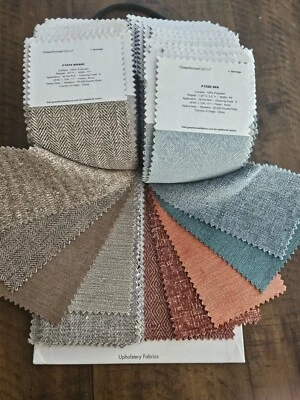 Libro de muestras de tela de invernadero, muestras de tapicería - Libro E59 - 60 muestras más Foto 1 de 4