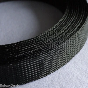 35MM Tight Braided PET Woven Expandable Sleeving Sleeve 13Feet 4Meters - Picture 1 of 2
