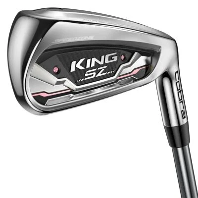 Cobra Speedzone SZ Ladies Irons / 6-PW+GW+SW / UST Womens Graphite LEFT HANDED - Image 1 of 3