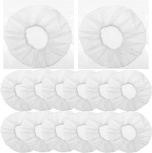 100 Pcs Disposable Sanitary Headphone Headset Earphone Stretch Cover Non Woven - Picture 1 of 4