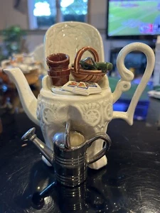 Paul Cardew for Portmeirion One Cup Botanic Garden Porcelain Teapot Victorian - Picture 1 of 2