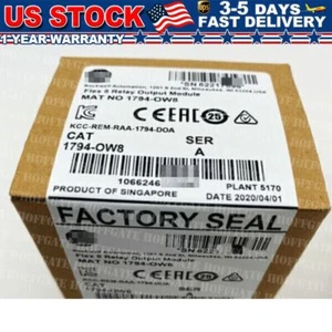 New Factory Sealed A_B 1794-OW8 SER A Flex 8 Point Relay Output Module 1794OW8 - Picture 1 of 3