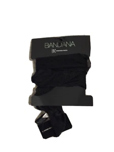 Sciarpa bandana INC International Concepts Swiss Dot nera - Foto 1 di 5