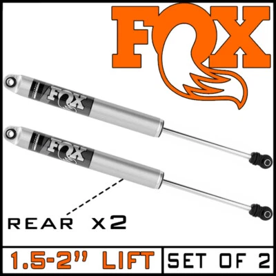 Par de amortecedores traseiros FOX Performance 2.0 ajuste 1993-04 Jeep Grand Cherokee 1.5-2" elevador - Imagem 1 de 4