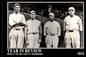 1991 LINE DRIVE BABE RUTH BABE RUTH BX2=E126 #7