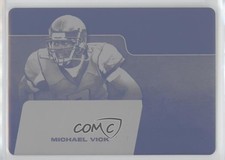 2021 Leaf Ultimate Sports Printing Plate Black 1/1 Michael Vick #AM-MV1 uk2