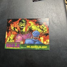 11d The Incredible Hulk Marvel 2003  Topps #6 One Against An Army