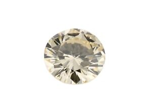 Loose Natural Round Brilliant Diamond 0.73 Cts Cert Y-Z / Brownish Yellow IGI