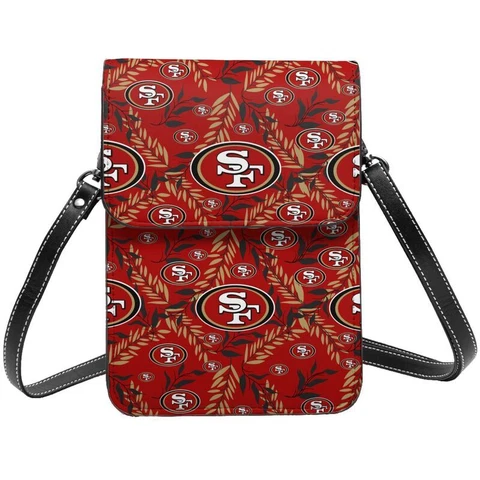 San Francisco 49ers Small Cell Phone Purse One Shoulder Travel Bag,fans Gift Cover
