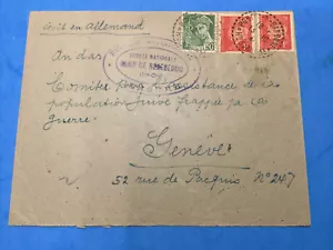 Holocausto Judaica 1941 Camp De RECEBEDOU De internado judío a ayuda judía Comm. - Imagen 1 de 2