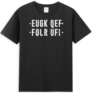 Fold Up Hidden Message F off Funny Joke Gift Men's T-Shirt - Picture 1 of 5
