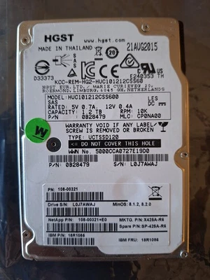 Hitachi HUC101212CSS600 0B28479 1,2TB 2,5" SAS HDD - Immagine 1 di 2