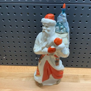 Drevnyokyivska Ukraine 12 1/2” Tall Santa Porcelain Decanter (Emptied) - Picture 1 of 13