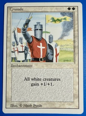 1 BANNED MTG Magic The Gathering Crusades | Revised Edition 3ED | 1994 | NM - Image 1 of 4