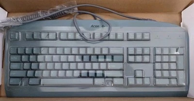 RARE VINTAGE 1996 ACER ASPIRE MODEL 6511 WINDOWS PS/2 EMERALD KEYBOARD RM0-KBRK - Image 1 of 4