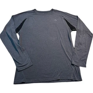 Paradox Men's Grey Long Sleeve Base Layer Merino Wool Blend Shirt Size M - Picture 1 of 8