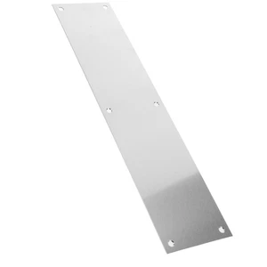  Metall Tür Trittplatte: 14,97 x 3,50 Zoll Edelstahl Sockelleiste - Bild 1 von 10