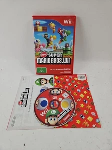New Super Mario Bros. Wii (Nintendo Wii, 2009) mit Handbuch - Bild 1 von 10