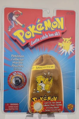 Nuevas Bolsas de Mármol Coleccionista Pokémon De Colección Serie 2 #27 Sandshrew Geodude Foto 1 de 4