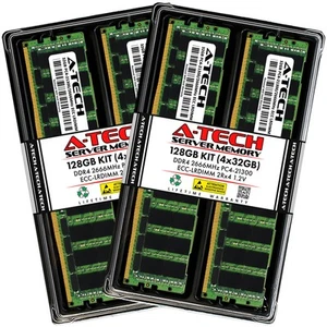 128GB 4x 32GB PC4-2666 LRDIMM Lenovo System X x3950 X6 Memory RAM - Picture 1 of 5