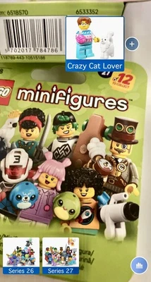 NEW Lego Series 27 Minifigures 71048 CRAZY CAT LOVER Sealed - Image 1 of 4