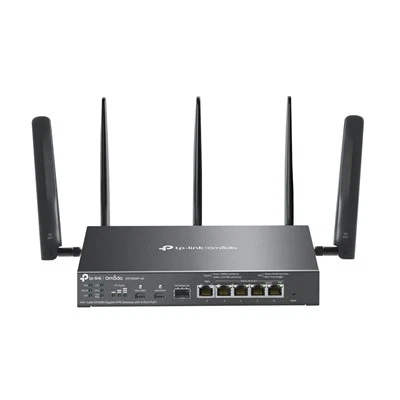 TP-Link Omada ER706WP-4G 4G+ Cat6 AX3000 Gigabit VPN Gateway con 4 porte PoE - Immagine 1 di 1