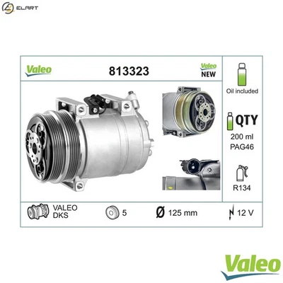 COMPRESSOR AIR CONDITIONING 813323 FOR FORD AUSTRALIA VOLVO G6DA 2.0L 4cyl 2.5L - Image 1 of 4