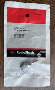 Radio Shack SPST Mini Toggle Switch 6A at 125VAC / 3A at 250VAC X2 #275-634 NOS - Picture 1 of 3