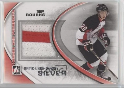 2011-12 ITG Heroes and Prospects Game-Used Silver Jersey Troy Bourke #M-40 - Image 1 of 2