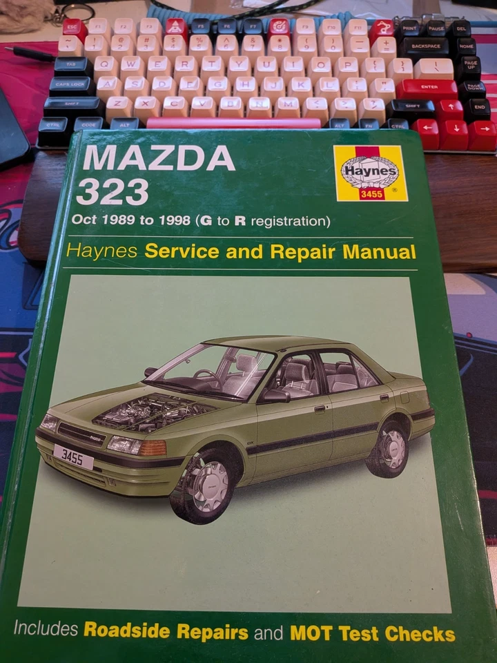 Mazda 323 Haynes Manual Oct 1989 to 1998 (G to R reg) Hatchback Saloon - Image 1 of 1