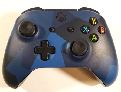 Microsoft Xbox One [1708] Midnight Forces Blue Camo Wireless Controller Cover - Image 1 of 4