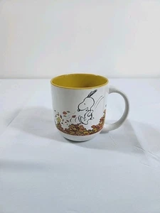 Peanuts New Zrike 2025 Snoopy & Woodstock Fall Coffee Mug Brown/White 18oz - Picture 1 of 9